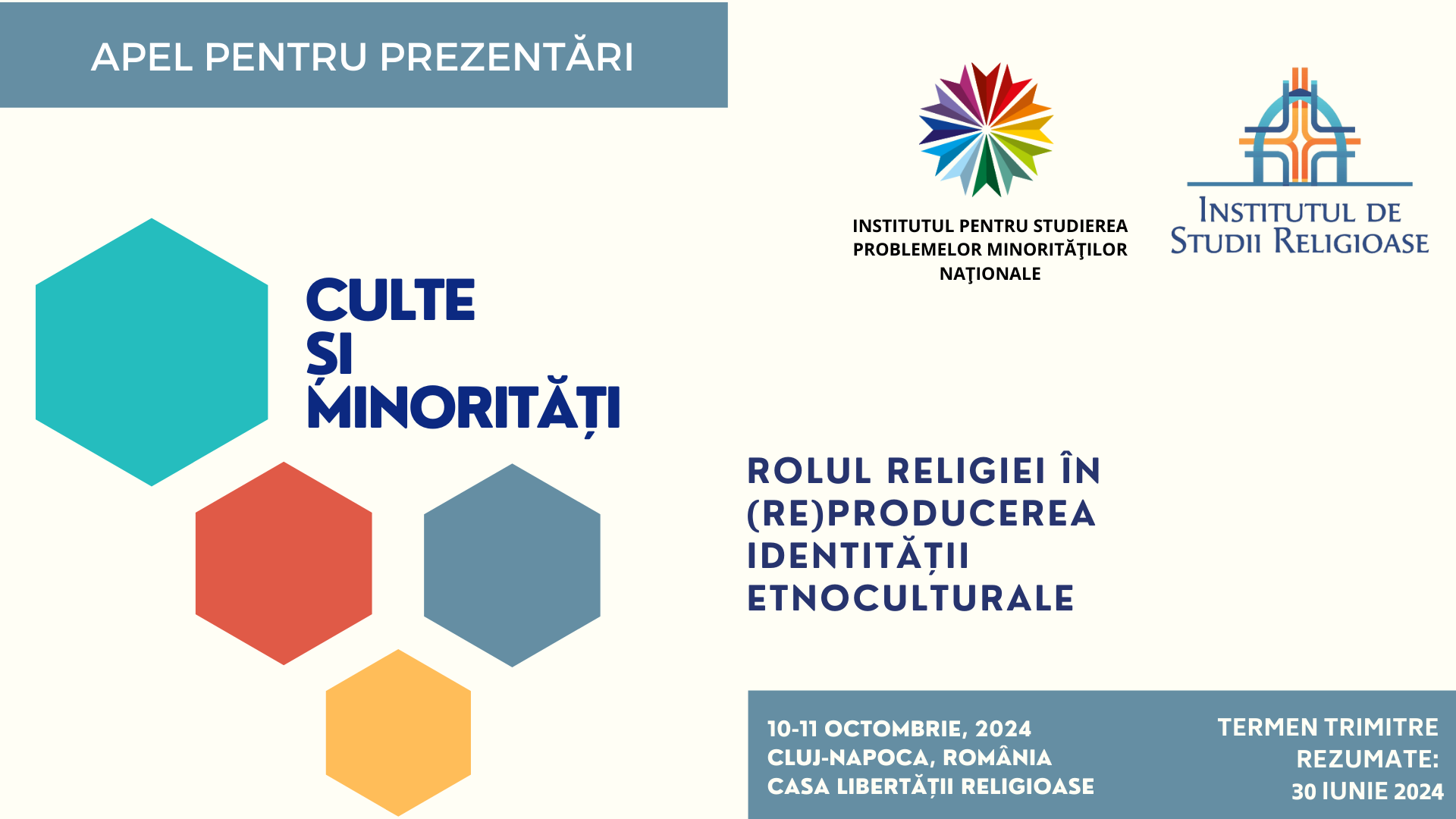Culte și minorități: rolul religiei în (re)producerea identităților etnoculturale - conferință internațională